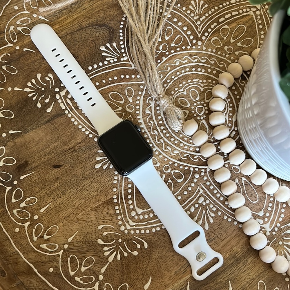 Apple Watch Series 3 with extra bands